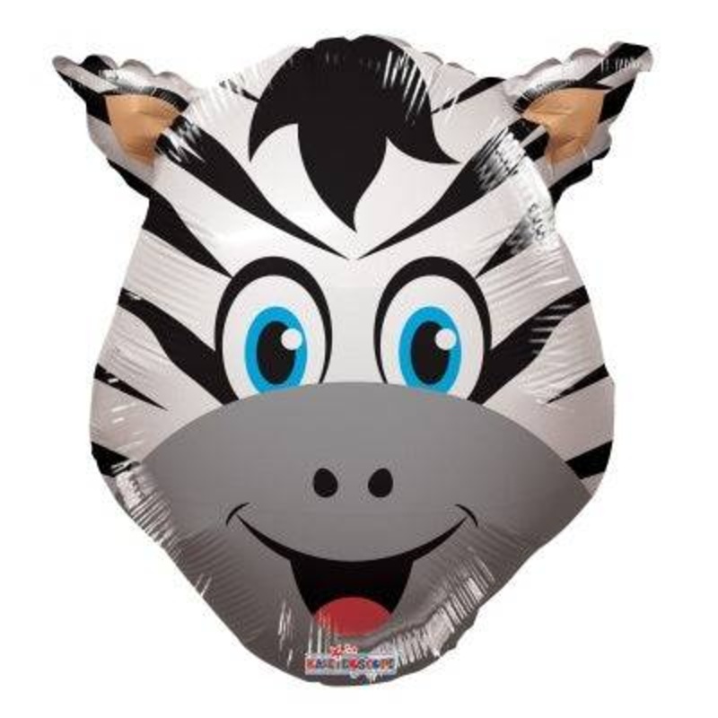 14" Zebra Head