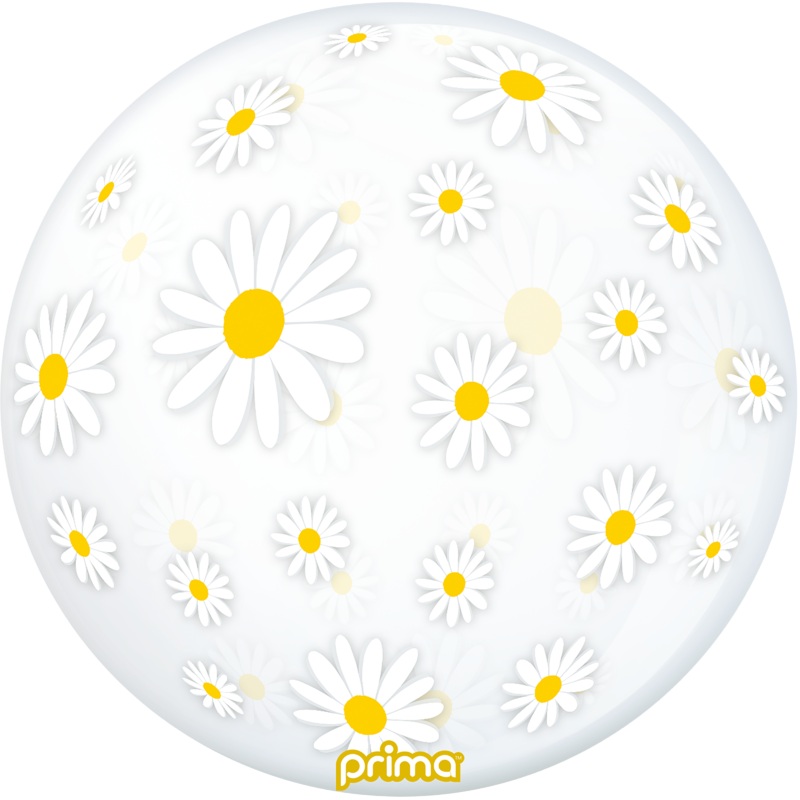 20 White Daisies Sphere