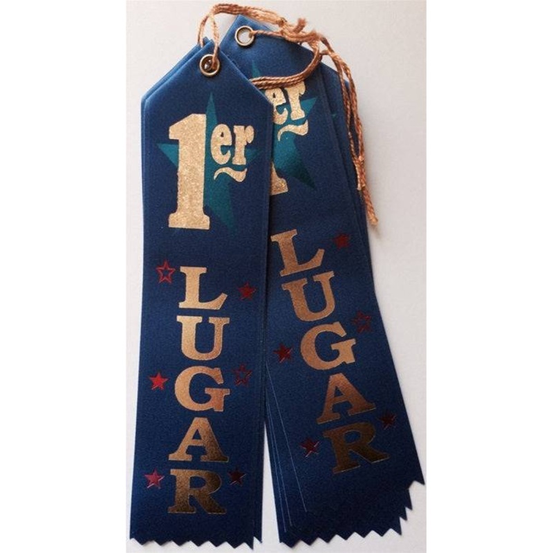 2x8in Award Ribbon SPANISH 1er lugar (1st Place)