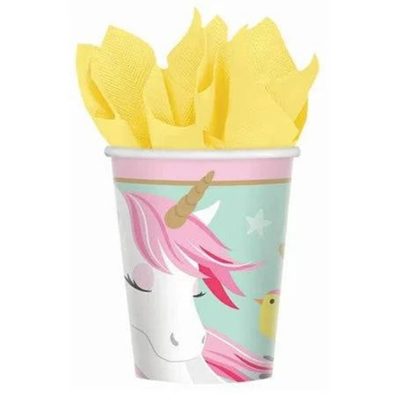 9oz Cups - Magical Unicorn (8ct)