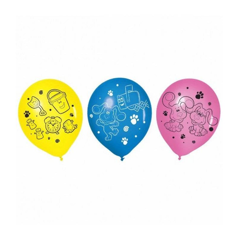 Blue's Clues 12" Printed Latex Balloons 6ct