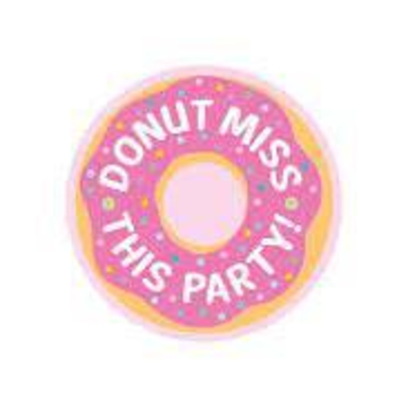 Donut Party Invitations 8Ct - Amscan