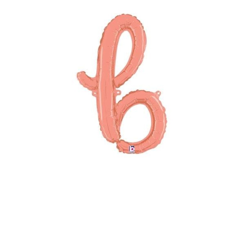 Script Letter B - Rose Gold