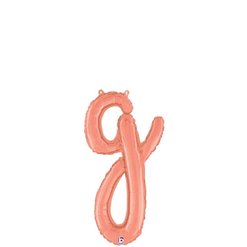 Script Letter G - Rose Gold