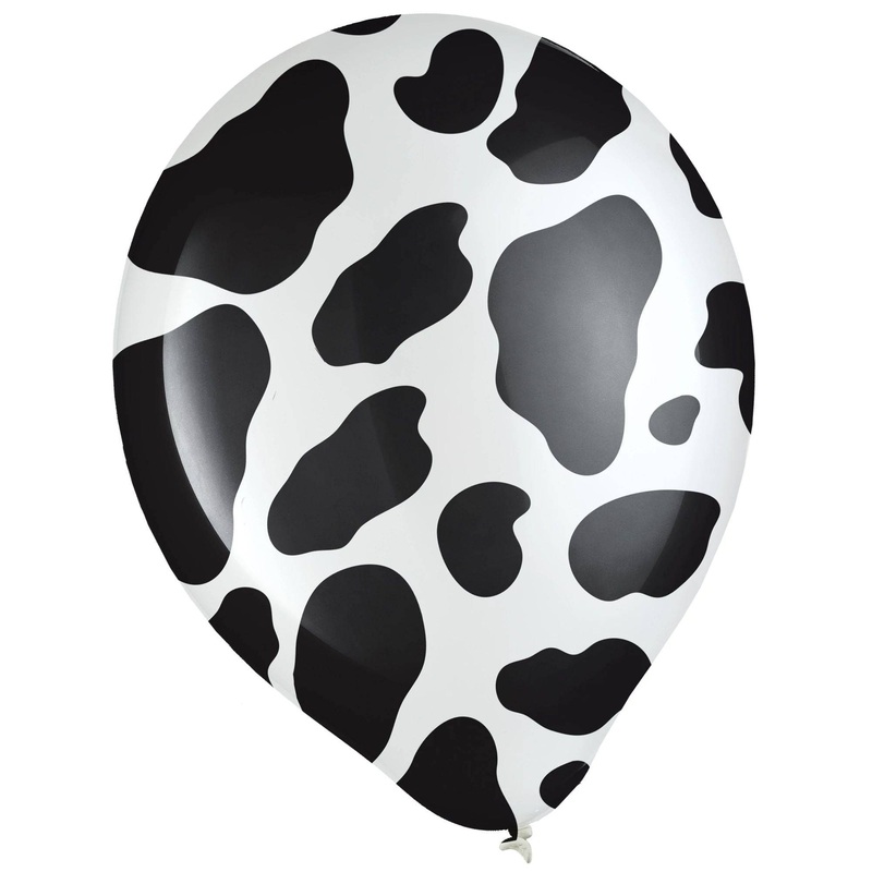 12" Cow Print (6ct)