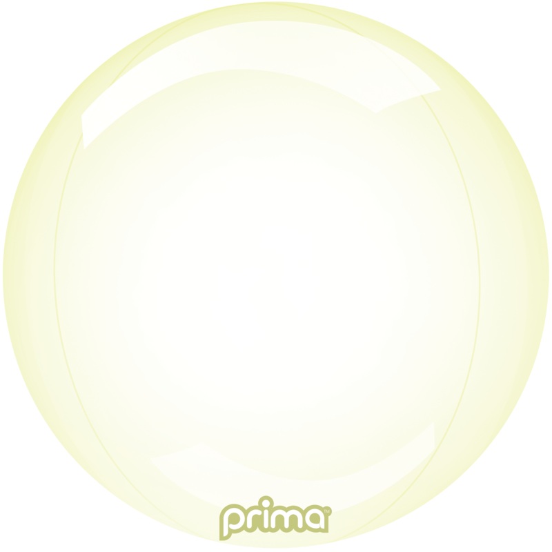 20" Yellow Glass Sphere