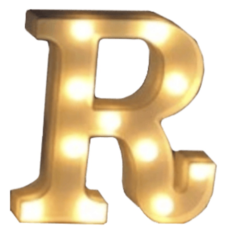 8" Marquee Light - Letter R