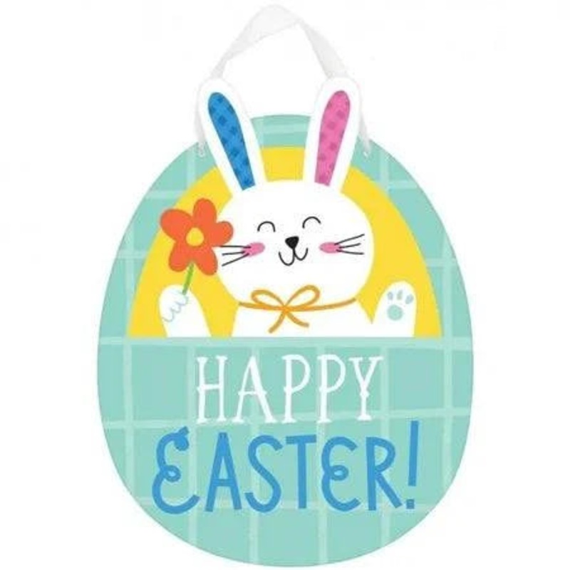 Easter Funny Bunny Sign - Amscan