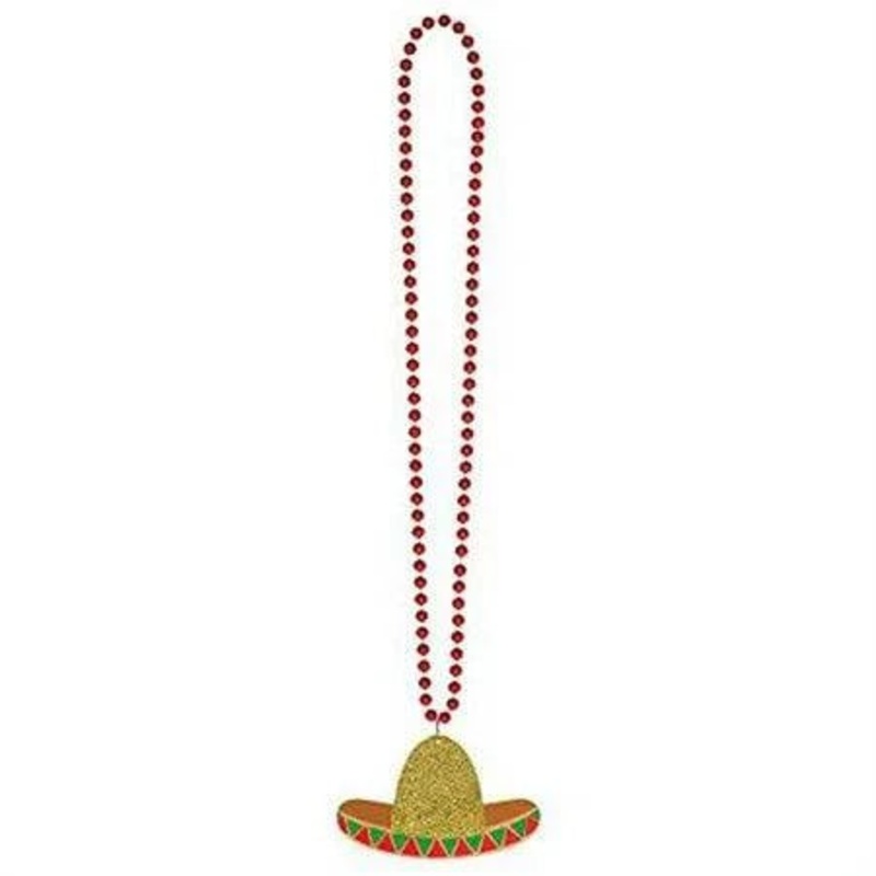 Fiesta Mexican Hat Necklace 1ct - Amscan