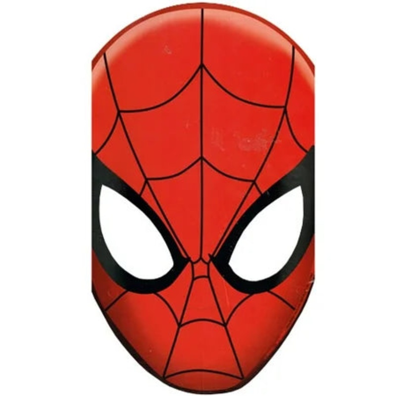 Spider-Man Webbed Wonder Paper Mask 8ct - Amscan