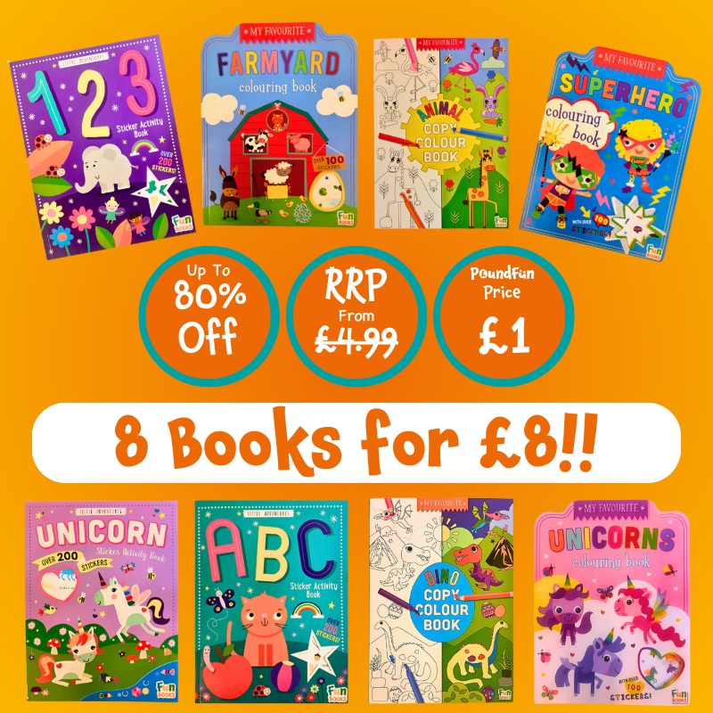 Ultimate Fun Books Bundle - 8 BooksFor8