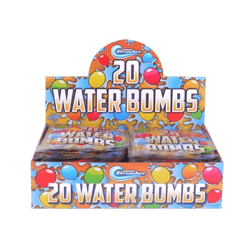 Wholesale 20 Pack Of Water Bombs - (CDU of 48)