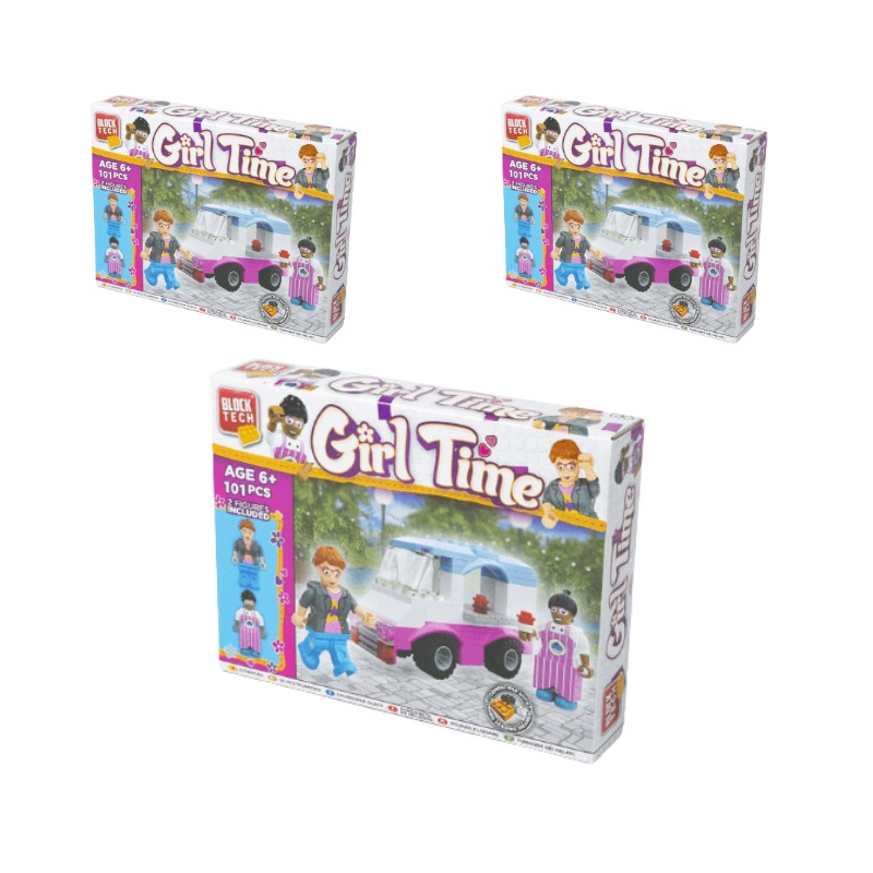 Wholesale Block Tech Ice Cream Van Set - (Case of 12)