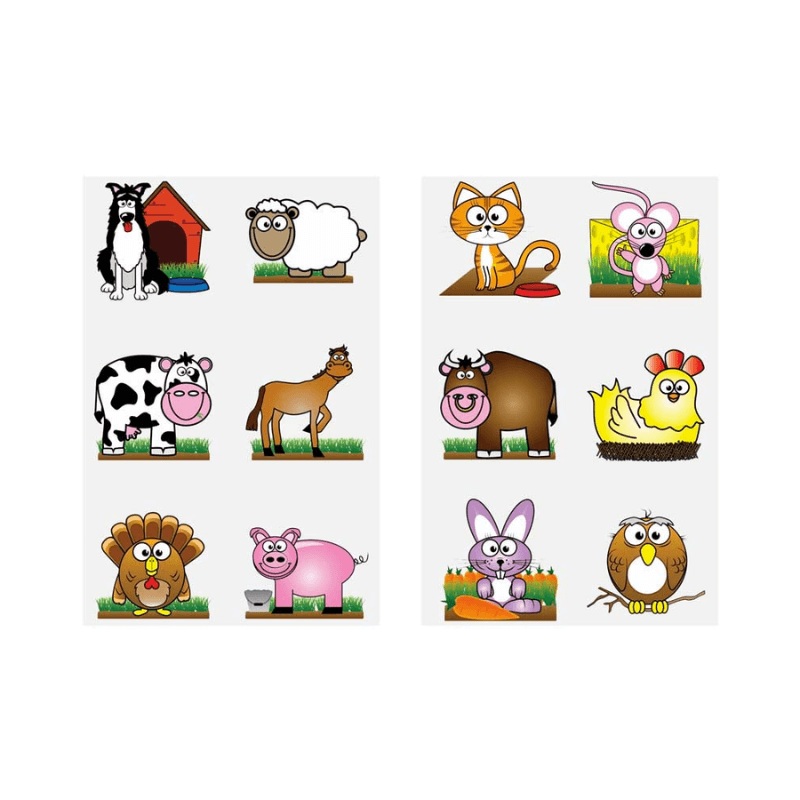 Farm Temporary Tattoos