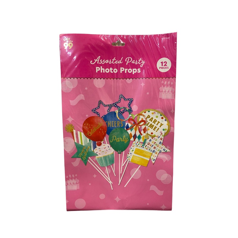 Party Photo Props 12 Pack
