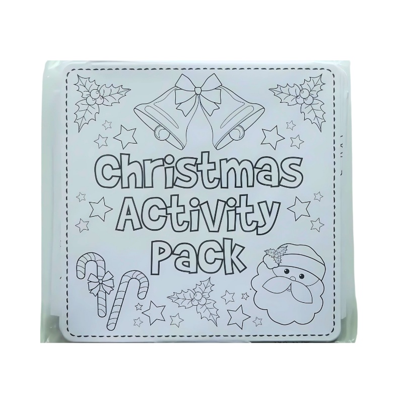 Wholesale Children's Christmas Activity Pack With Pencils - (CDU of 36)