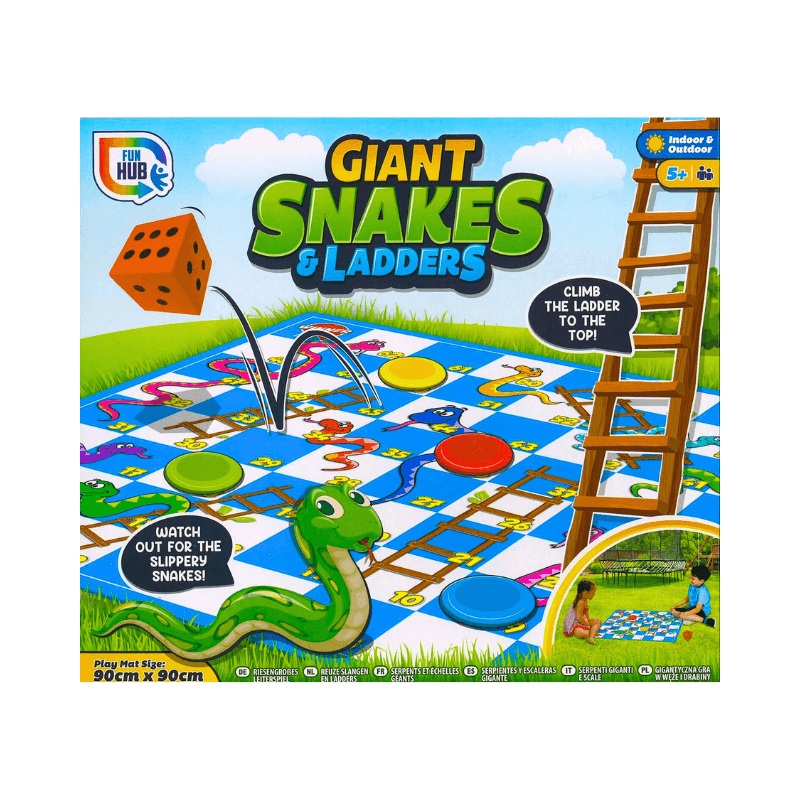 Wholesale Outdoor Giant Snakes & Ladders Board Game - (Case of 12)