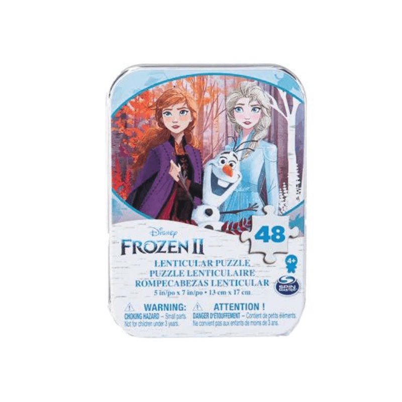Frozen 2 Lenticular 48 Puzzle In Tin