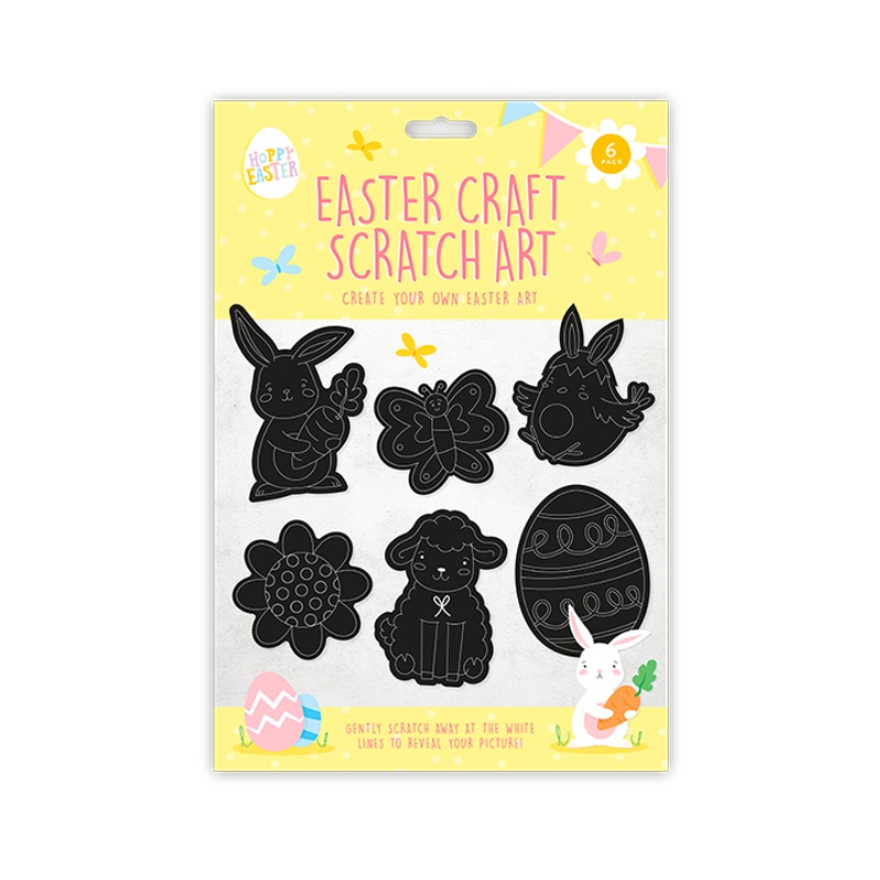 Wholesale Easter Craft Scratch Art - (Case of 24)
