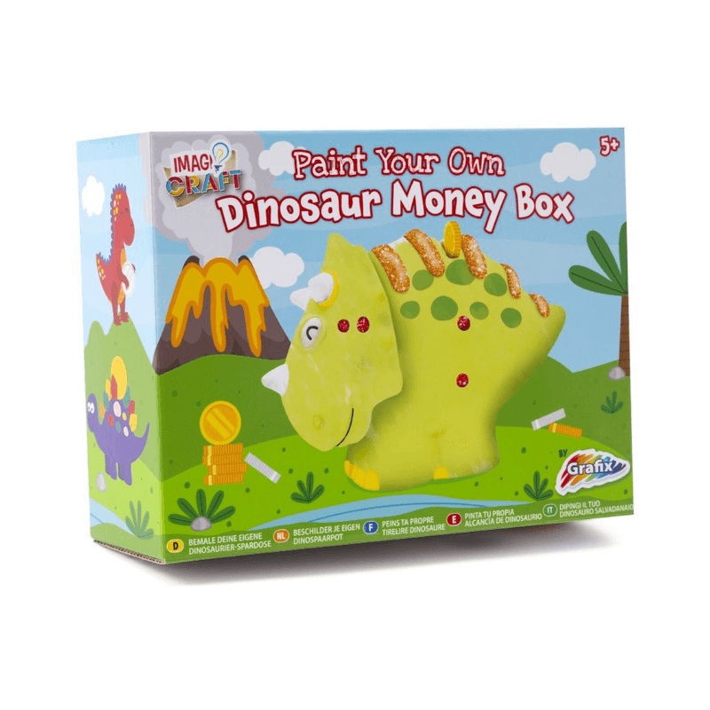 Wholesale Paint Your Own Dinosaur Money Box - (Case of 12)
