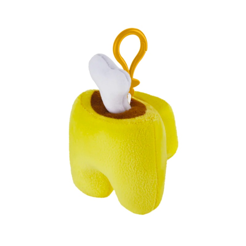 Yellow Among Us Clip On Plush