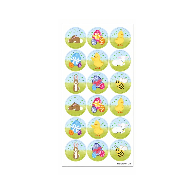 Easter Stickers 18 Sheet