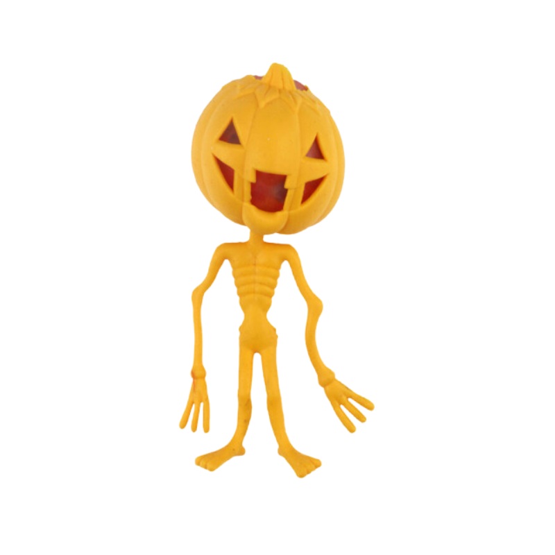 Wholesale Squeeze Pumpkin Skeleton - (CDU of 12)