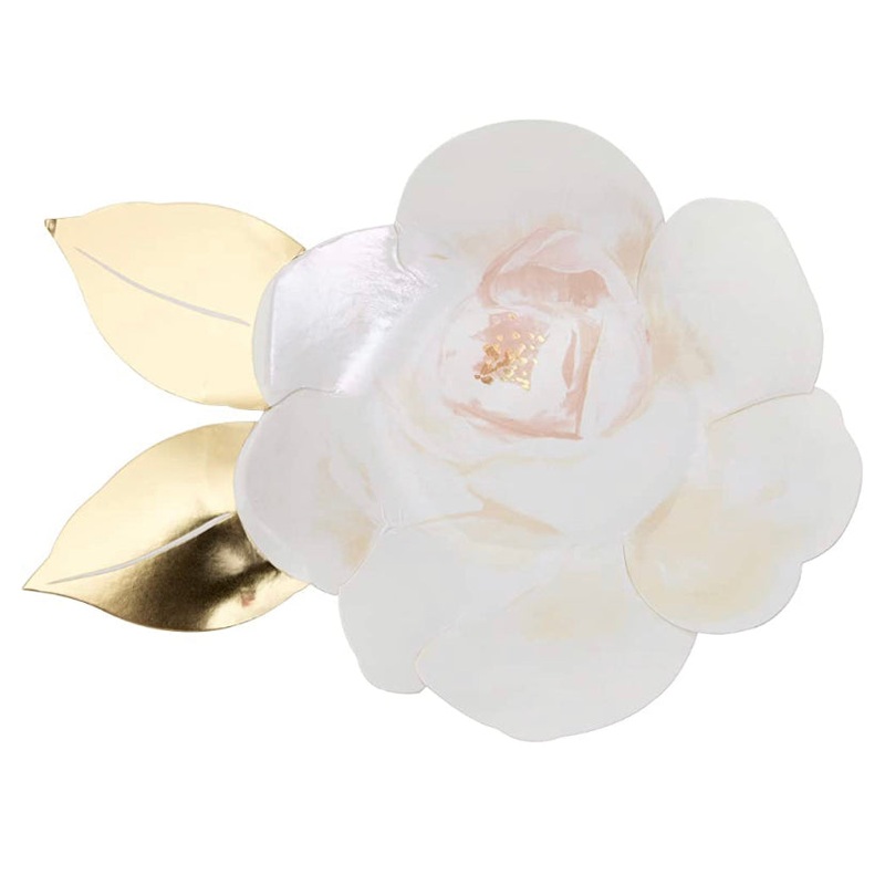 White Rose Plate