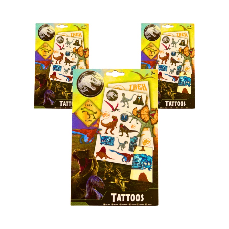 Wholesale Jurassic World Tattoos - (Case of 24)