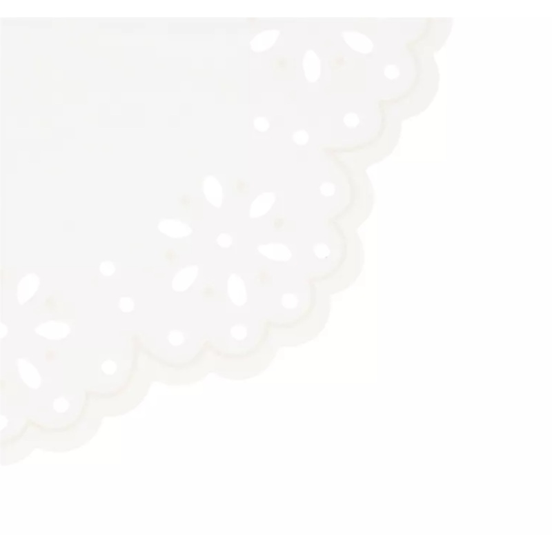 Broderie Anglaise Lace White Large Napkins