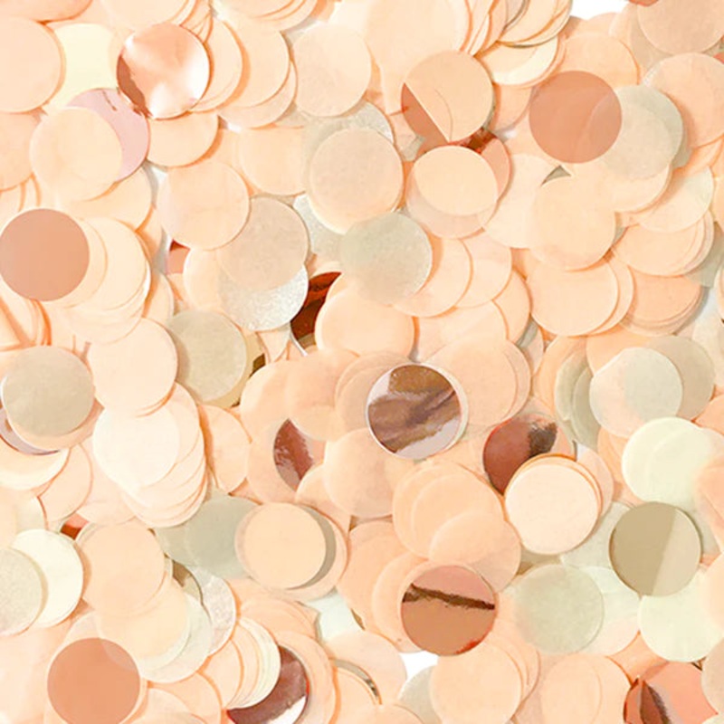 Confetti - Peach & Rose Gold