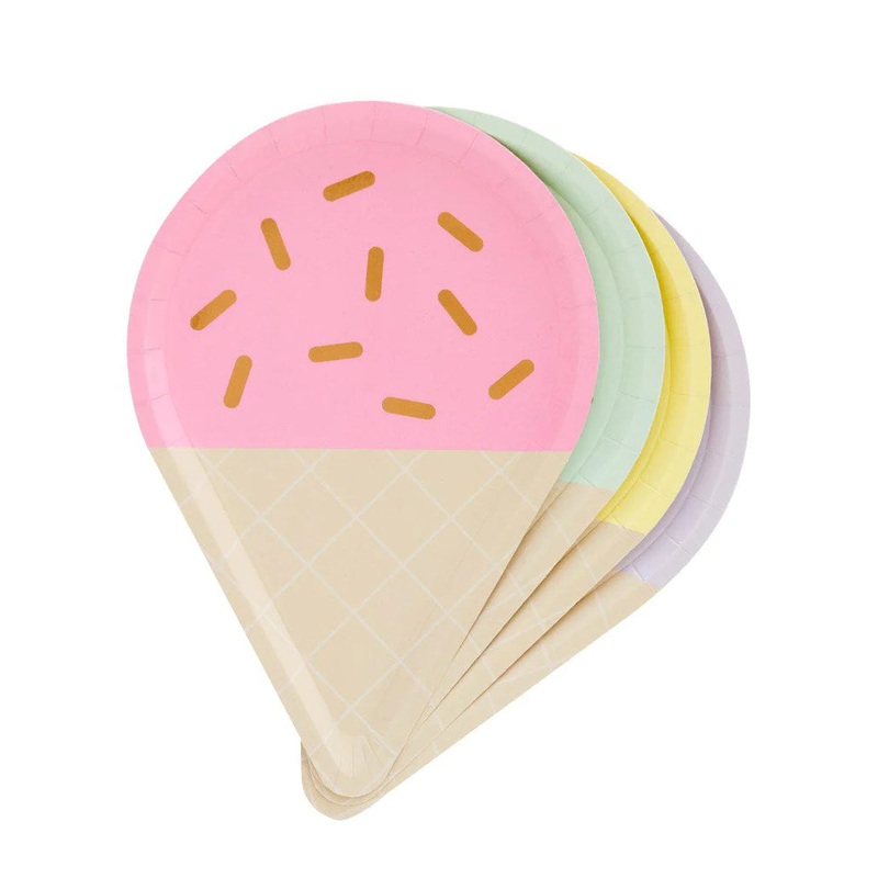 Gelato Paper Plates