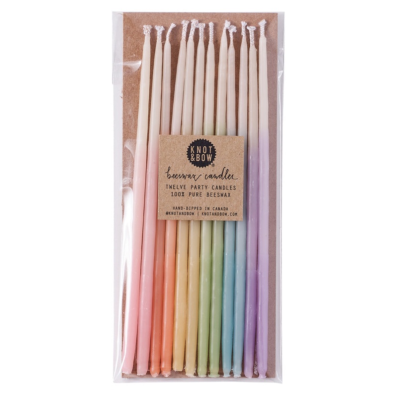 Tall Beeswax Party Candles