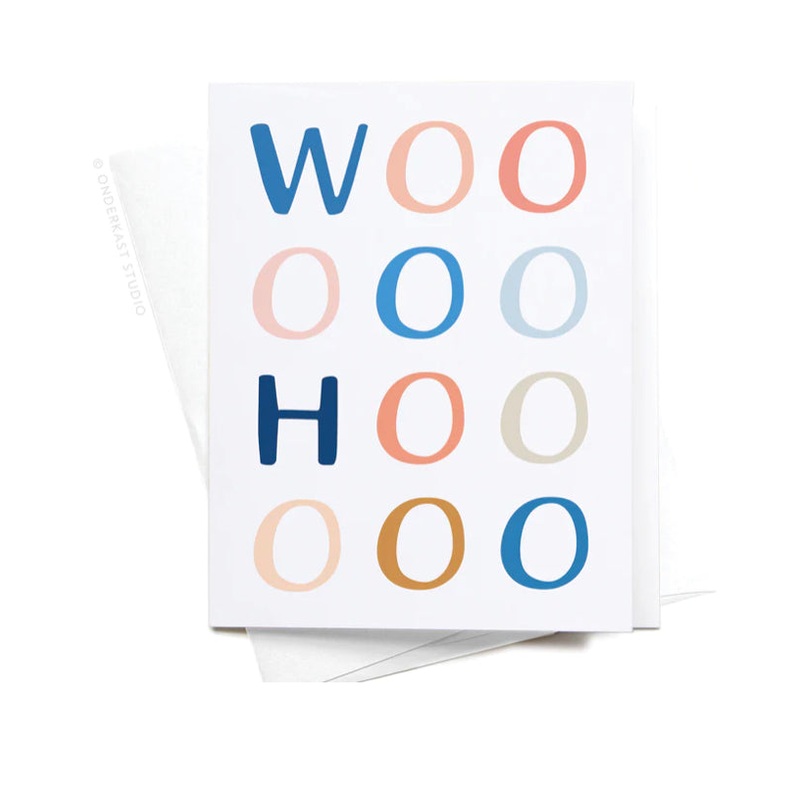 Wooooo Hooooo Greeting Card