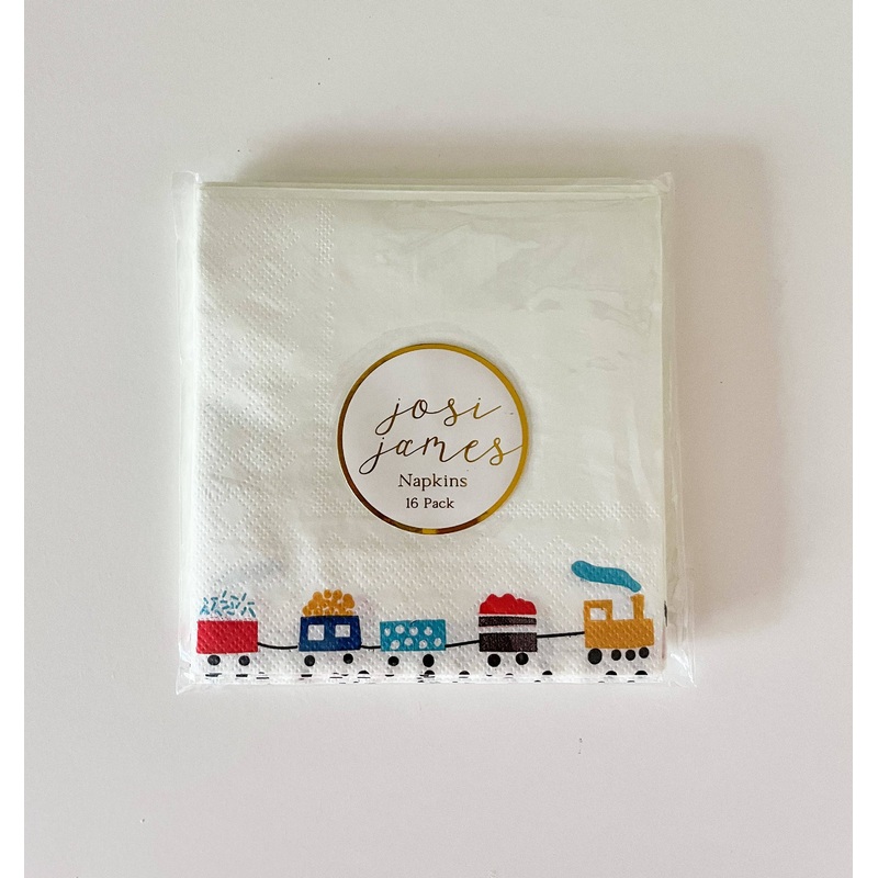 Choo Choo Train Napkins Small