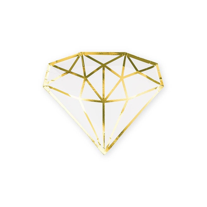Diamond Paper Plates - Large