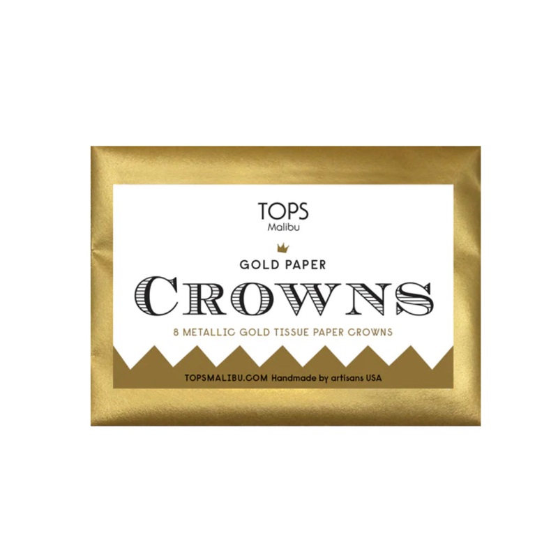 Gold Paper Crowns