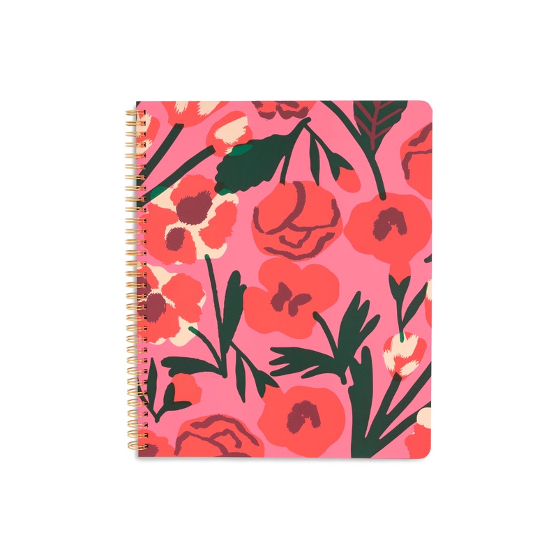 Las Flores Rough Draft Large Notebook
