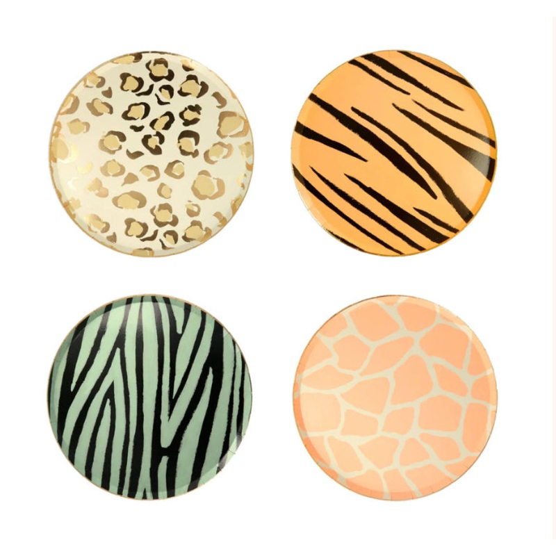 Safari Animal Print Side Plates