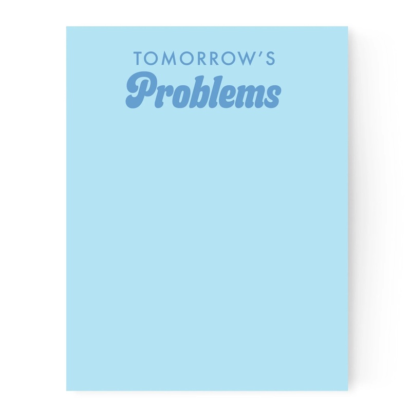 Tomorrows Problems Notepad