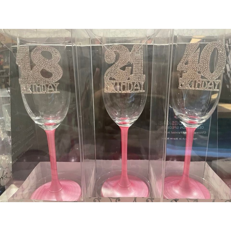 Champagne Flute PINK Design