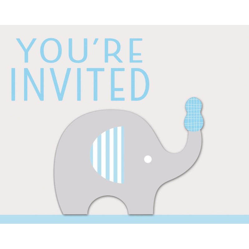 **CLEARANCE** Party Invitations - BABY BOY