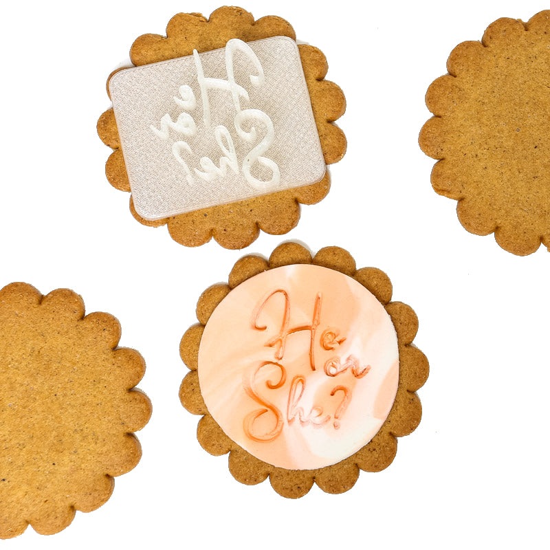 Sugar Crafty Embosser - HE OR SHE
