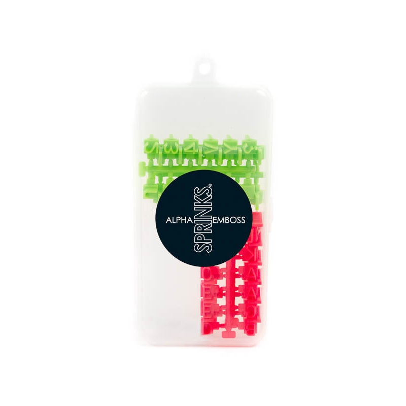 Sugar Crafty Embosser Set - ALPHABET & NUMBERS