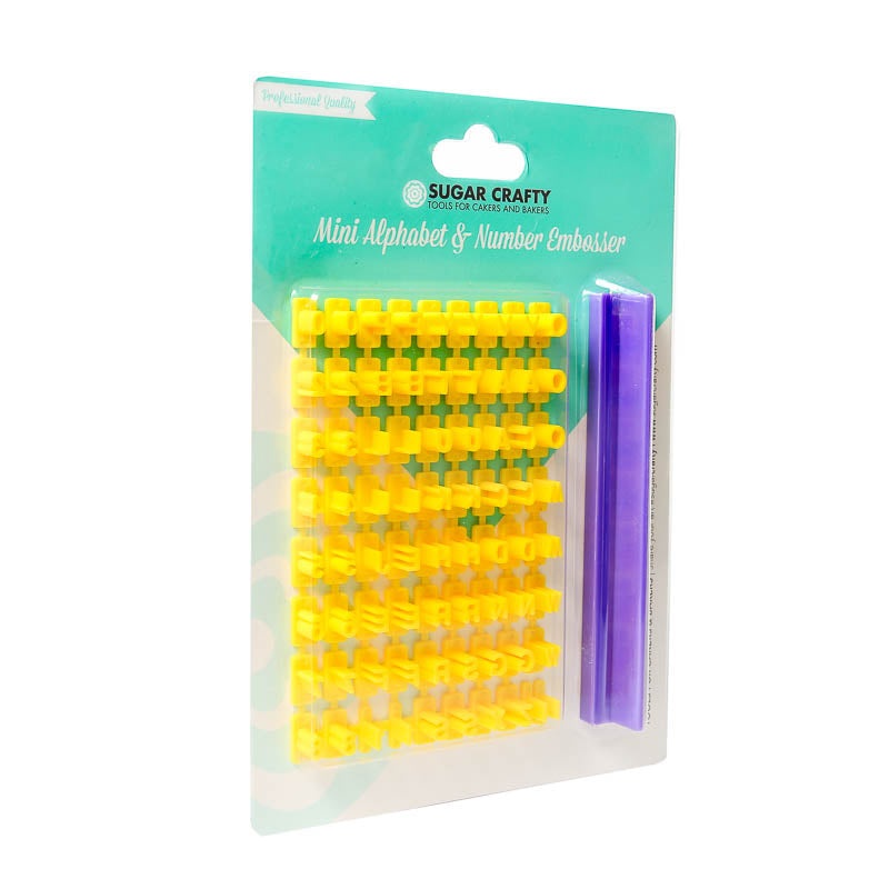 Sugar Crafty Embosser Set - MINI ALPHABET & NUMBERS