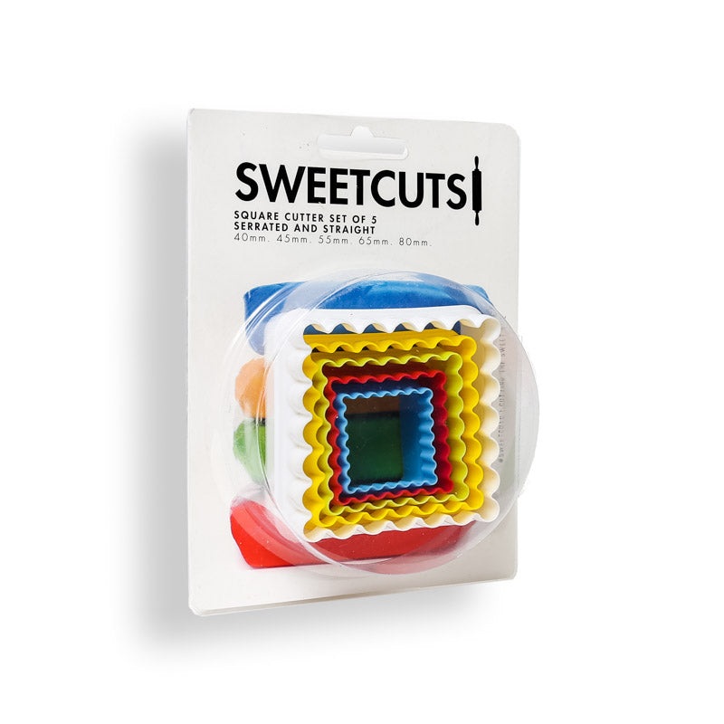 SWEETCUTS Cookie Cutter Set of 5 - SQUARES