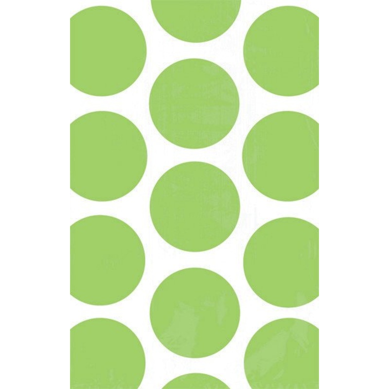 FAVOR BAGS - DOTS Lime Green