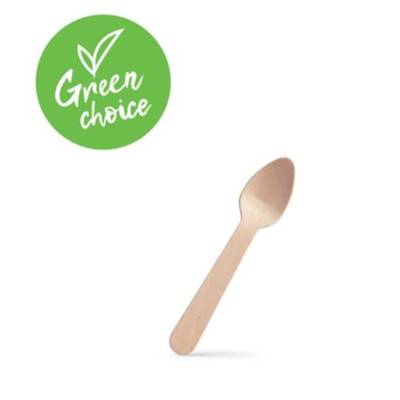 Wooden Teaspoons - 100Pk