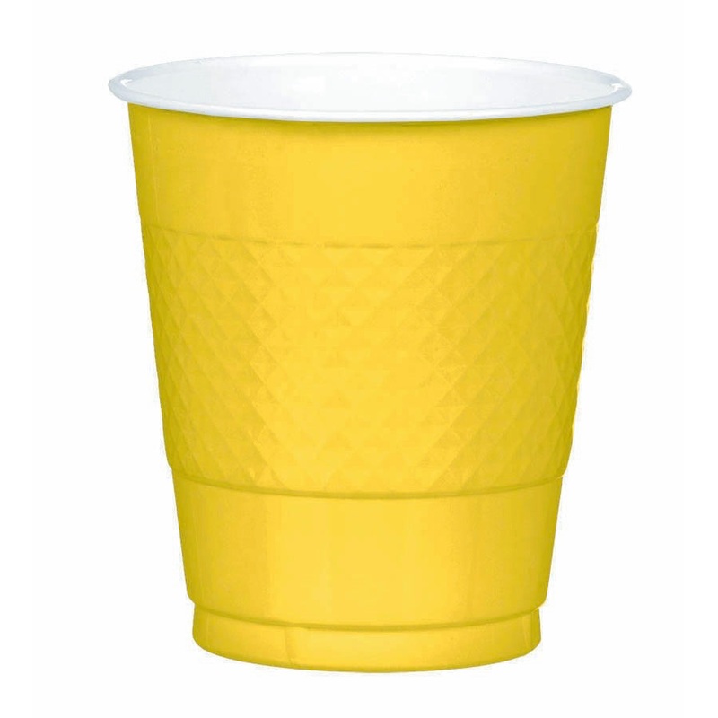 Yellow - Plastic Cups