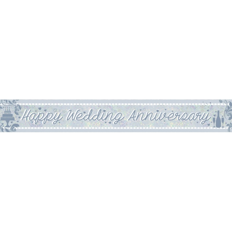 Banner - Happy Wedding Anniversary (Holographic)